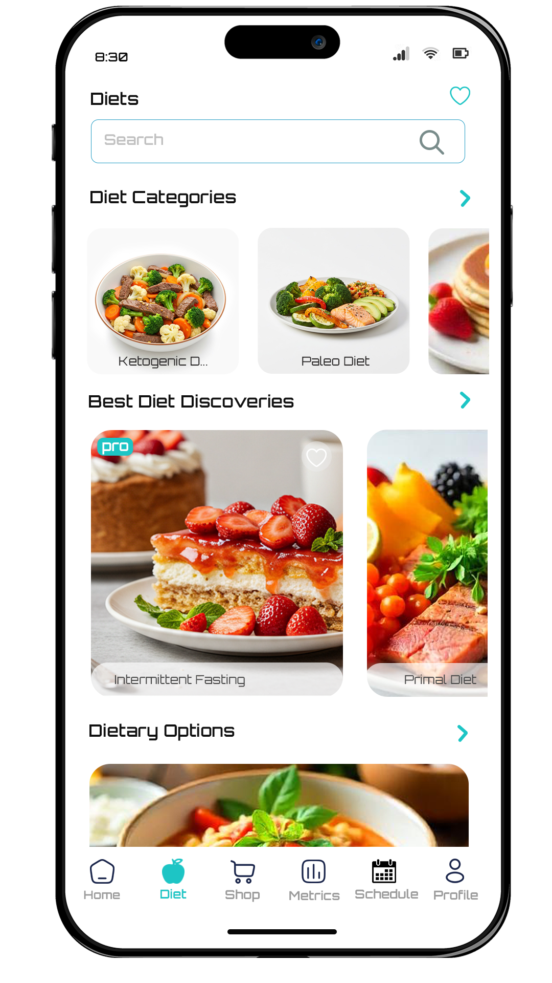 App screen