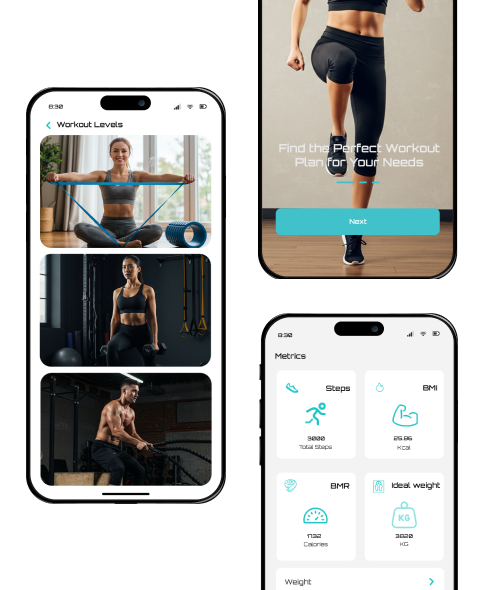 App screens